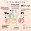 5pc KIT w/BRUSH SET (FAIR 2) Foundation Concealer Blush Corrector Bare Face Full Size Illuminating Powder view 2