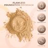 5pc KIT w/BRUSH SET (BEIGE) Foundation Concealer Blush Corrector Bare Face Full Size Illuminating Powder view 3