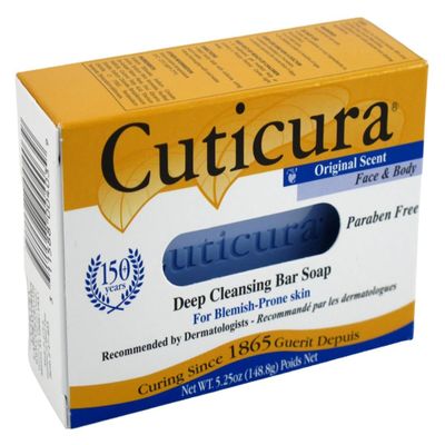 Cuticura Deep Cleansing Bar Soap Original 5.25 Ounce (155ml) (Pack of 2)