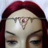Moon Maiden Jewelry Celtic Triple Triquetra Trinity Headpiece Light Purple view 2