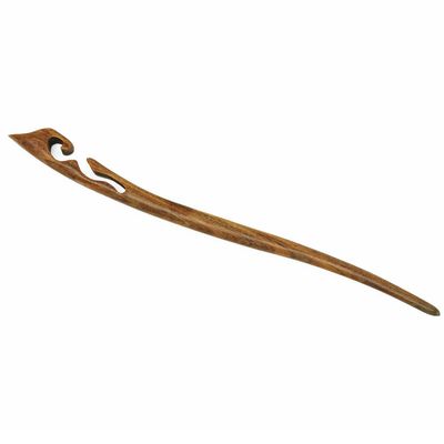 1PC Hand Wood Carved Hair Stick Carved Shawl pin