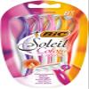 BIC Miss Soleil Colour Collection 3-Blade Razors for Women with Easy Grip Handle and Lubricating Strips, Pack of 8 view 1