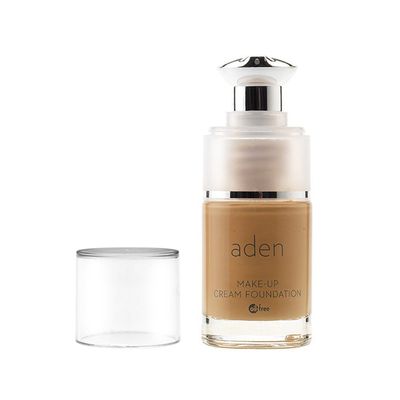 aden Cream Foundation Long lasting, Ligth Coverage (15ml) Made ITALY (04 Ivory)