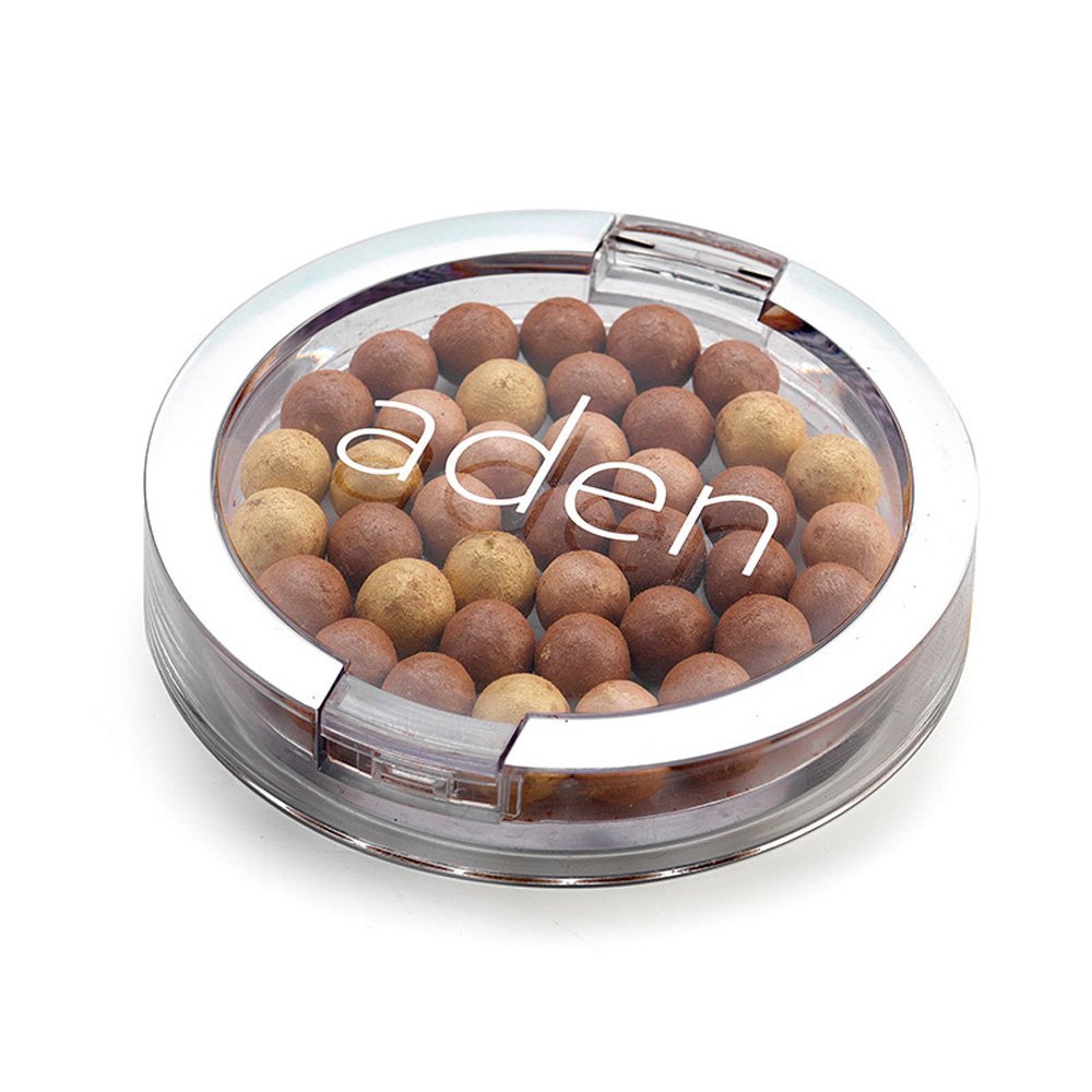 aden Powder Pearls gives skin a velvety feel and full coverage 21gr MADE IN ITALY (03 Almond)