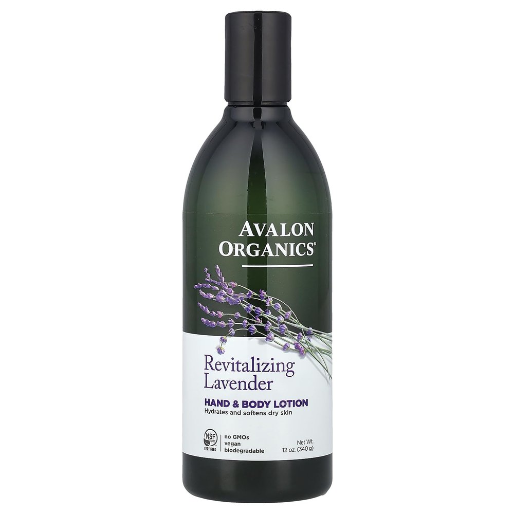 Avalon Organics Lavender Hand and Body Lotion, Travel Size, Pack of 2