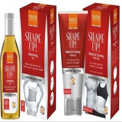 Vlcc Combi Pack-sliming Oil 100ml, Waist and Tummy Trim Gel 100ml - Styledivahub