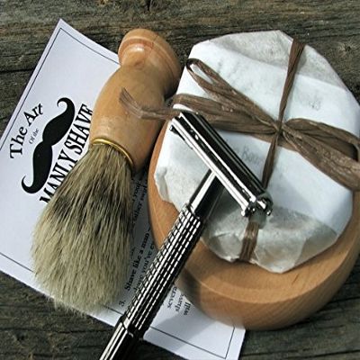 Dirty Deeds Shave Set with Safety Razor