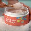 ASUTRA Dead Sea Salt Essential Oil Body Scrub Exfoliator (Vitamin C), 16 oz - Ultra Hydrating, Gentle, & Moisturizing - Coconut, Sweet Orange, Grapefruit, and Lemon Oils  Pink Himalayan Salt view 3