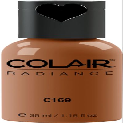 Dinair Airbrush Makeup Foundation | Medium Brown | Colair RADIANCE: Satin | 1.15oz