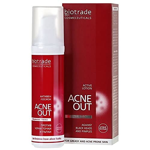 Biotrade Acne Out Active Lotion 60ml Anti Acne Pimples Blackheads Whiteheads Care the Skin