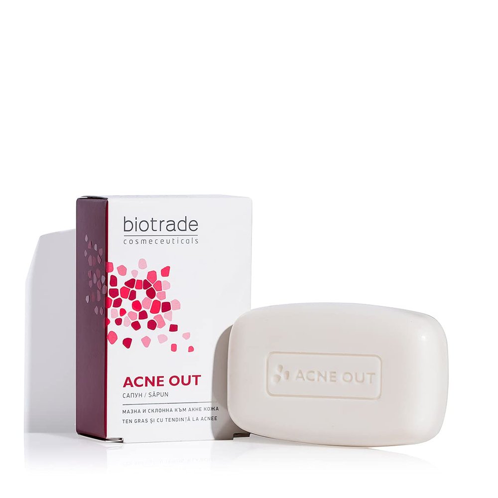 Biotrade Acne Out Soap Oily & Acne Prone Anti Acne Pimples Blackheads Whiteheads Care the Skin