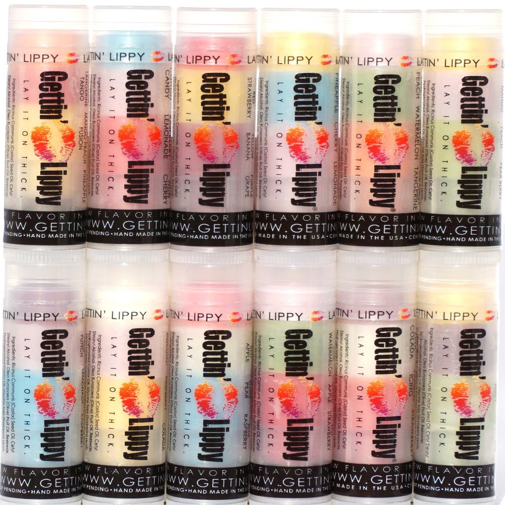 Flavored Lip Balm (multi-colored, multi 12 pack)