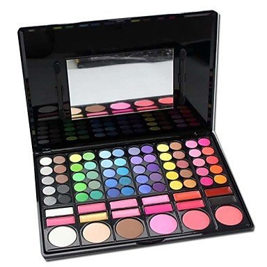 Kaifina Professional 78 Color Eyeshadow & Foundation & Blush Palette with Mirror&Sponge Applicator MakeUp Set