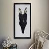 Vintage Black and Gold Framed Bathing Suit view 1