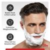 Fine Shaving Brush, Angel Hair Fibers, Cruelty-Free Shaving Cream Brush for Men, Gently Exfoliates The Skin, 100% Solid Resin Handle, 24mm Knot with 56mm Loft (Red & White) view 4