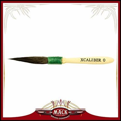 The XCaliber Striping Brush Series 1 1/2" Short Blue Squirrel Hair for Greater Control and Intricate Design - Size 0