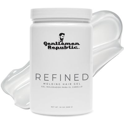 Gentlemen Republic 32oz Refined Hair Gel Men 24 Hour High Hold & Shine