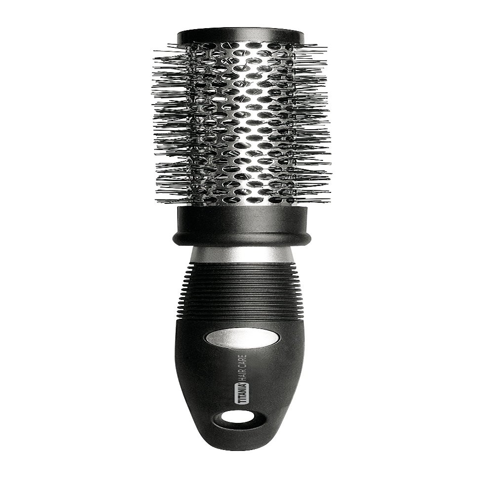 Titania Hair Dryer Brush, Diameter 4 cm, rubber grip, 1 Pack (92 g)