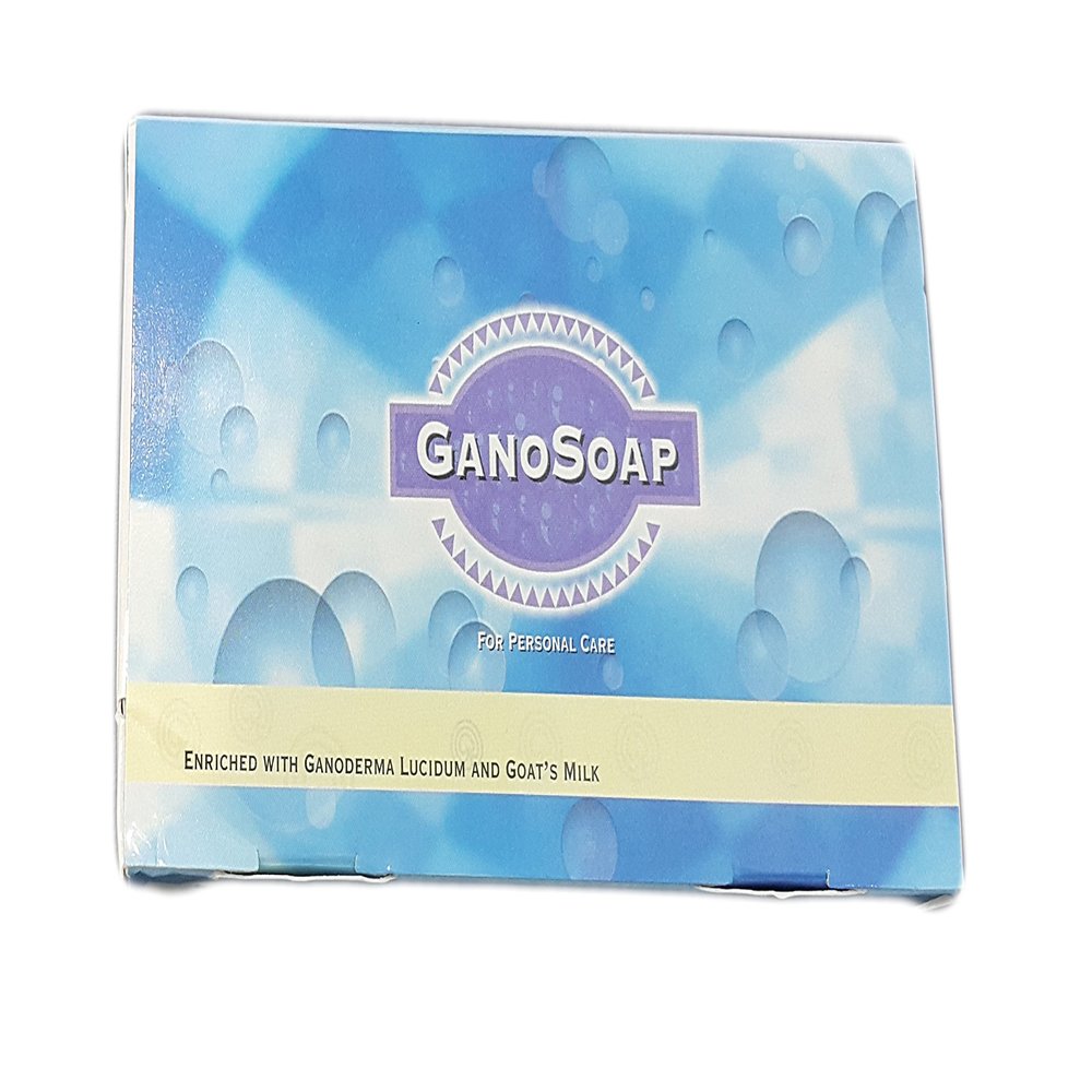 Gano Soap with Ganoderma Lucidum and Goat Milk - Ganosoap to Cleanse, Moisturize and Beautify Your Skin (2 Pieces)F