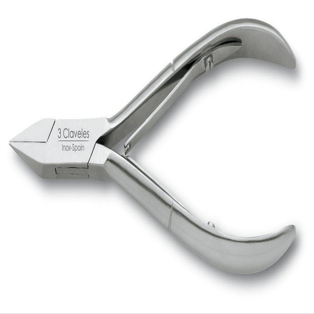3 Claveles 12144 Pliers for Ingrown Nails 13 cm Stainless Steel