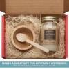 Holy City Skin Products Revitalizing and Moisturizing Dead Sea Salt Scrub Gift Box Set with Wooden Bowl, Chemical-free Coconut Hand and Body Scrub Exfoliator 16 fl oz view 2