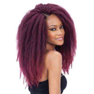 Freetress Equal Synthetic Hair Braids Double Strand Style Cuban Twist Braid 16" (12-Pack, 1B)
