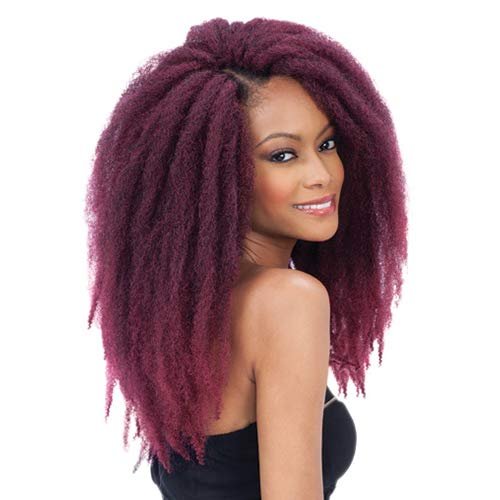 Freetress Equal Synthetic Hair Braids Double Strand Style Cuban Twist Braid 16" (12-Pack, 1B)