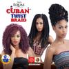 Freetress Equal Synthetic Hair Braids Double Strand Style Cuban Twist Braid 16" (12-Pack, 1B) view 2