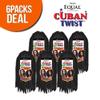 Freetress Equal Synthetic Hair Braids Double Strand Style (Havana Twist) Cuban Twist Braid 12" (6-Pack, 1B) view 2