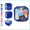 EzPacking Clear TSA Approved 3-1-1 Travel Toiletry Bag for Carry On/Quart Size Transparent Liquids Pouch for Airport Security/Reusable See Through Vinyl & PVC Plastic Organizer Men Women (Royal Blue) view 2