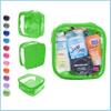 EzPacking Clear TSA Approved 3-1-1 Travel Toiletry Bag for Carry On/Quart Size Transparent Liquids Pouch for Airport Security/Reusable See Through Vinyl & PVC Plastic Organizer Men Women (Green) view 2