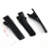 100 pcs 30MM 1.18" Square Hair Clips Alligator Teeth Clip Prong Womens Barrette Hair Bows Color Gun Black view 2