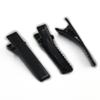 100 pcs 35MM 1.38" Square Hair Clips Alligator Teeth Clip Prong Womens Barrette Hair Bows Color Gun Black view 1