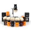 Epsilon White Horse Shaving Brush Fan Shape Black 27 mm, nico, Standard view 4