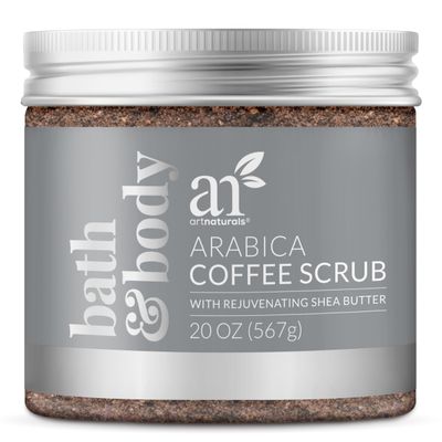 artnaturals Natural Arabica Coffee Scrub- Body - Exfoliating and Rejuvenating Body Rub - For Skin care, Stretch Marks, Acne and Cellulite - 20 oz