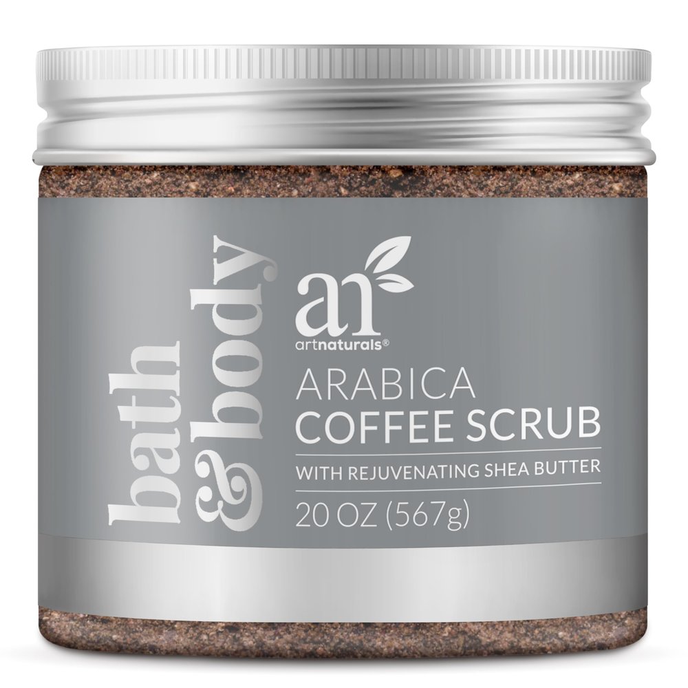 artnaturals Natural Arabica Coffee Scrub- Body - Exfoliating and Rejuvenating Body Rub - For Skin care, Stretch Marks, Acne and Cellulite - 20 oz
