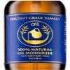 Ancient Greek Remedy Body Oil - Organic After Shower Face Oil & Body Moisturizer for Dry Skin - Almond, Jojoba, Olive, Lavender, Vitamin E Oils - Natural Clean Facial Skincare for Women & Men 4 oz view 1
