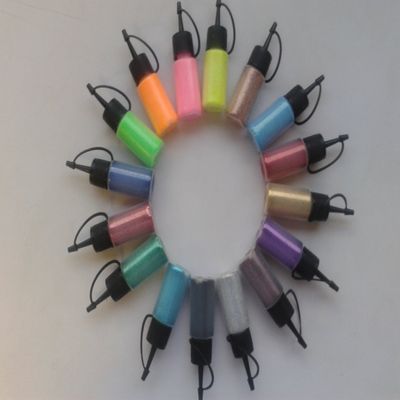 15 x 15 gram Puffer Glitter Color Bottles for Glitter Tattoos Pink Blue Gold red Silver