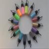 15 x 15 gram Puffer Glitter Color Bottles for Glitter Tattoos Pink Blue Gold red Silver view 1
