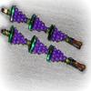Beaded Purple Grapes Bobby Pins view 2