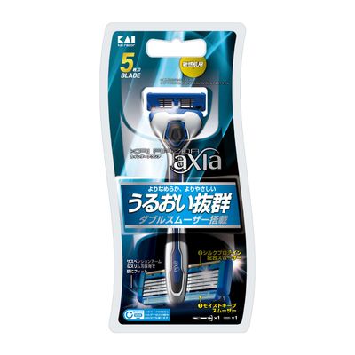 kai Razor Axia (Kai Leather akusia) 5 Piece Blade Holder Replacement Blade with 1 piece