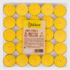 Briancasa Scented Moccoli Lemongrass 25 Pieces Paraffin Wax, Yellow, Unique, Unit view 1