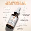 SKIN DEVA 20% Vitamin C Serum for Face with Vitamin E Plus Ferulic Acid Skincare Water Based 1 fl oz 30 ML Rejuvenates Skin to Fresh & Neutralizes Free Radicals to Brighten Even Vitamin Serum view 2