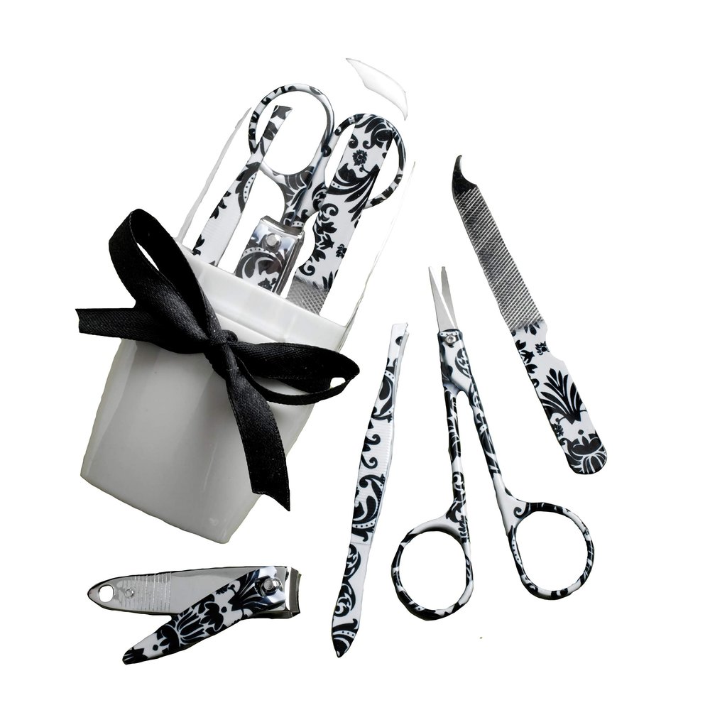 FASHIONCRAFT 5929 Pretty Damask Design Manicure Sets, Pack of 40