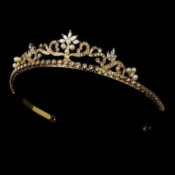 Nicky Gold Wedding Bridal Tiara