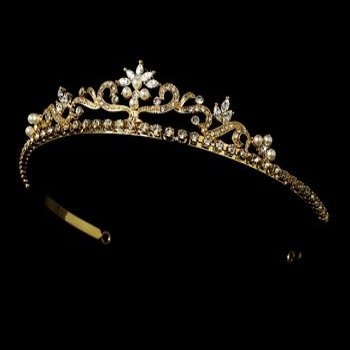 Nicky Gold Wedding Bridal Tiara