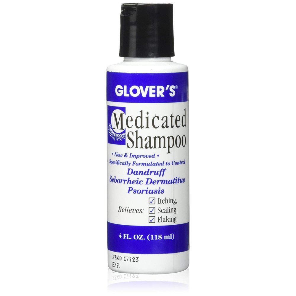 Glovers Medicated Shampoo 4 oz (Pack of 6)