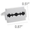 Razor Shaver Cufflinks view 2