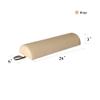Master Massage 6" Half Round Bolster - Cream view 2