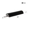 Master Massage 6 Inch Semi Round Bolster Table Cushion Pillow Black view 2
